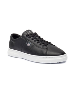 Кеды мужские Джори кожаные с логотипом бренда, черный Gant