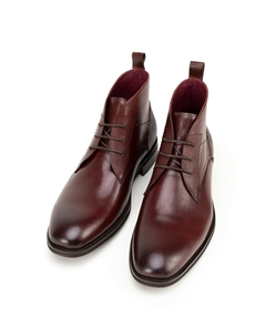 Ботильоны на шнуровке GEOMETRIC DETAILS, темно-красный Wittchen