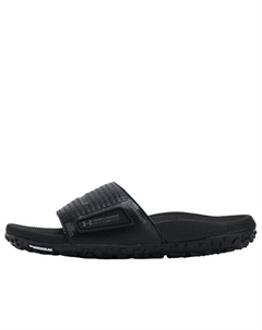 Тапочки ft sway slide 'triple black', черный Under armour