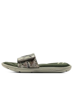 Тапочки ignite 6 graphic strap slide 'khaki base camo', хаки Under armour
