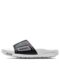 Тапочки ft sway slide 'white black', белый Under armour