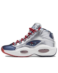 Кроссовки james harden x question mid 'cross over', серебряный Reebok