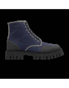 Ботинки Lace Up Boot Maxi GG - Navy, синий Gucci