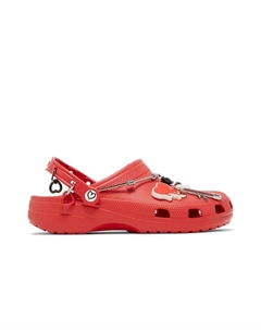 Кроссовки Karol G x Classic Clog Metal Hearts, красный Crocs