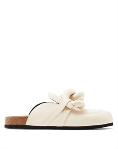 Цепные кожаные мюли, нейтральный цвет Jw anderson