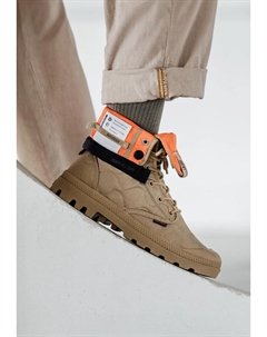 Ботильоны на шнуровке BAGGY RE-QUILTED UNISEX, песочный Palladium