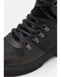 Ботильоны на шнуровке WARM BOOT, черный Tommy hilfiger