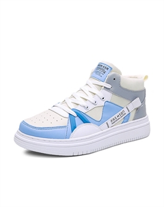 Кеды мужские, обувь для скейтбординга средняя высота, цвет White Gray Tonybear