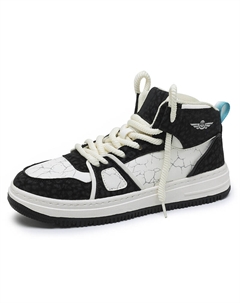 Кеды мужские, обувь для скейтбординга средняя высота, цвет White moonlight Tonybear