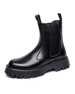 Челси Ботинки Мужские, черный Weishibangwei
