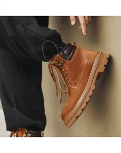 Мужские ботинки Cahhrrn X Martin Boot Men Beige Weishibangwei