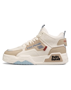 Кеды мужские, обувь для скейтбординга средняя высота, бежевый/черный Paul frank