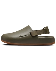 Сабо Calm Closed Toe для мужчин, цвет Medium Olive Green Nike