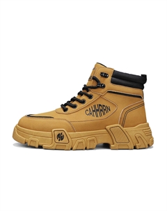 Рабочие ботинки мужские высокие, желтый Cahhrrn