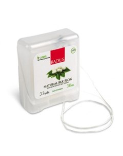 Floss Natural Biodegradable Silk 33 Yds нить зубная без вкуса Radius