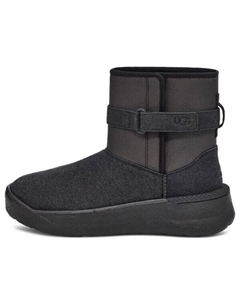 Зимние ботинки мужские комбинированные с мехом, черный Ugg