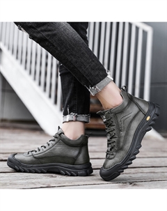 Рабочие ботинки мужские высокие, серый Mulinsen