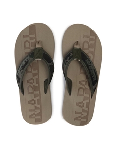 Шлепанцы, зеленый Napapijri