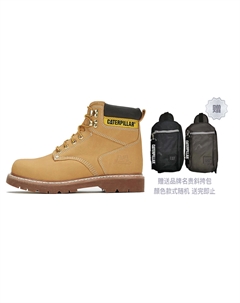 Ботинки Outdoor Boots Men Brown Yellow Cat