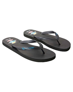 Шлепанцы Icons Of Surf Bloom, черный Rip curl