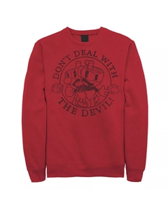 Мужские флисовые кроссовки Cuphead и Mugman Back To Back Dicey Deal Licensed character