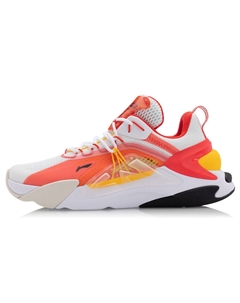 Мужские туфли Fire Lifestyle с низким верхом, парусные/темно-красные/темно-дымчато-серые/металлик с золотистым зерном Li-ning