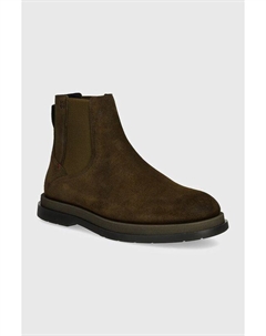 Замшевые ботинки челси Chaol, зеленый Hugo