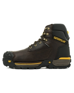 Ботинки мужские для активного отдыха темно-коричневые Cat