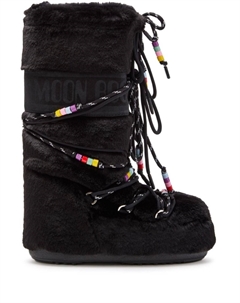 Ботинки Icon с бисером, черный Moon boot