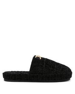 Слиперы Icon с декором Medusa, черный Versace