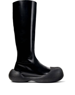 Ботинки Caramba из кожи с круглым носком, черный Camper lab