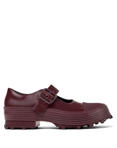 Кожаные мокасины Traktori, красный Camper lab