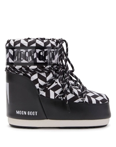 Ботинки Icon с геометричным узором, черный Moon boot