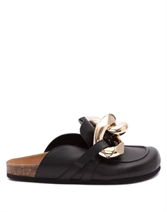 Мюли с цепочкой, черный Jw anderson