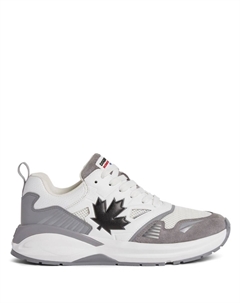 Массивные кроссовки со вставками, белый Dsquared2