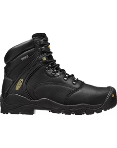 Мужские водонепроницаемые рабочие ботинки Louisville 6 дюймов со стальным носком, черный Keen