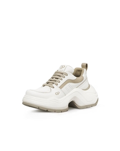 Кроссовки женские из натуральной кожи, черный Deep breath