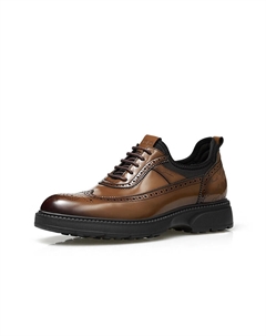 Модернизированные резные броги мужские, черный Deep breath