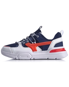 Мужские туфли Mark Lifestyle с низким верхом, темно-фиолетово-синие/стандартные белые/красные Li Ning Li-ning