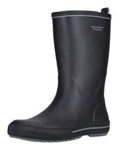 Резиновые сапоги "Ланбота" с водонепроницаемой мембраной, черный Weather report