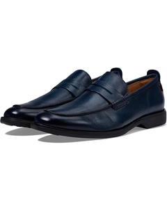 Лоферы Village Street, цвет Navy Burnished Napa Soft Marc joseph new york