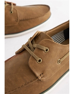 Топсайдеры, коричневый Next