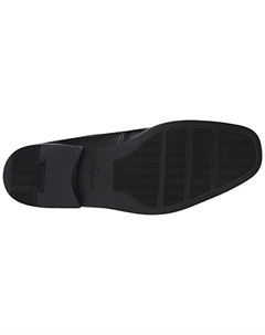 Мужские кожаные лоферы Tilden Free с мягкой подкладкой, цвет Black Leather Clarks