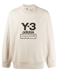 Y 3 свитер с логотипом s нейтральные цвета Y-3