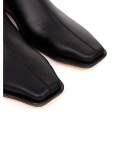 Слиперы с квадратным носком, черный Mm6 maison margiela