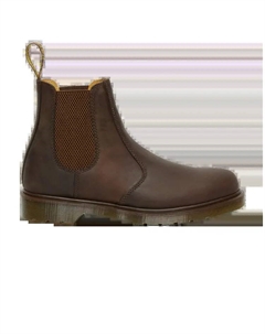 Мужские ботинки Crazy Horse челси кожаные, коричневый Dr. martens