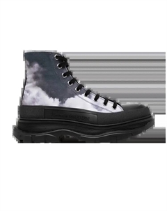 Ботинки Tread Slick Boot, черный Alexander mcqueen