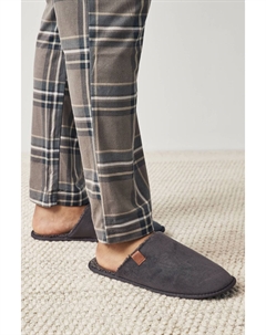 Текстурированные тапочки-мюли, серый Next