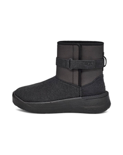 Полусапоги мужские зимние с декоративной застежкой, серый Ugg