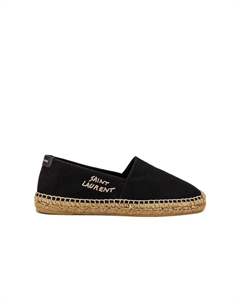 Шлепанцы Espadrille, черный Saint laurent